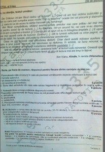 EVALUARE-NATIONALA-2012-SUBIECTE-LIMBA-SI-LIRTERATURA-ROMANA-2 - Ziarul National