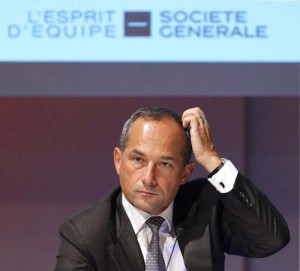 File photo of Societe Generale Chairman and Chief Executive Officer Frederic Oudea who attends a news conference in La Defense - Ziarul National