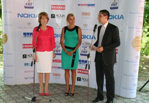 Cornel Ilie si Ruxandra Dragomir au jucat tenis pentru Principesa Margareta