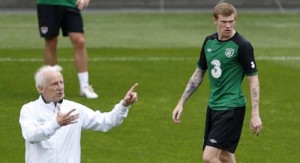 Trapattoni si McClean, antrenament Irlanda, agerpres_6194038 - Ziarul National