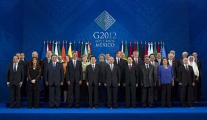 Cristina Fernandez, Julia Gillard, Dilma Rousseff, Stephen Harper, Hu Jintao, Francois Hollande, Angela Merkel, Manmohan Singh, Susilo Bambang Yudhoyono, Mario Monti, Yoshihiko Noda, Felipe Caldero, Lee Myung-bak, Vladimir Putin, King Abdullah, Jacob Zum - Ziarul National