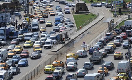 Autostrada A1: Aglomeratie la intrarea in Bucuresti