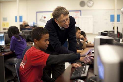 Elevii americani, cobai pentru Bill Gates