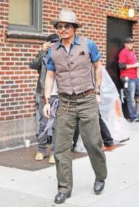 Johnny Depp Hits The Letterman Show - Ziarul National