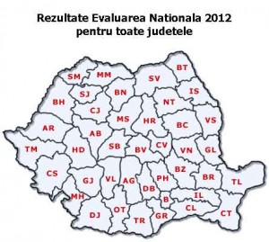 Evaluarea Nationala lista pe judete
