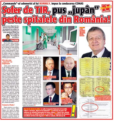 Soferul de TIR de la CONAS, controlat de Guvern