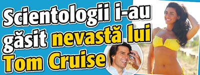 Scientologii i-au gasit nevasta lui Tom Cruise