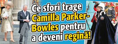 Ce sfori trage Camilla Parker-Bowles pentru a deveni regina!