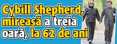 Cybill Shepherd, mireasa a treia oara, la 62 de ani