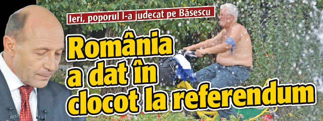 Romania a dat in clocot la referendum