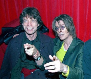 MICK JAGGER AND DAVID BOWIE AT HIS PARTY AT POP, SOHO STREET, LONDON - Ziarul National