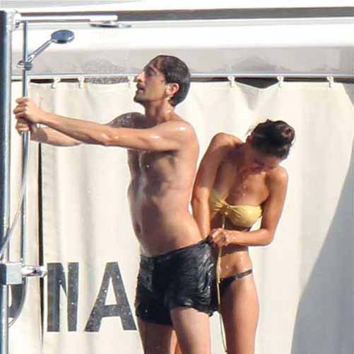 Adrien Brody, harjoneala la dus cu iubita