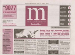 anunt RL1 - Ziarul National