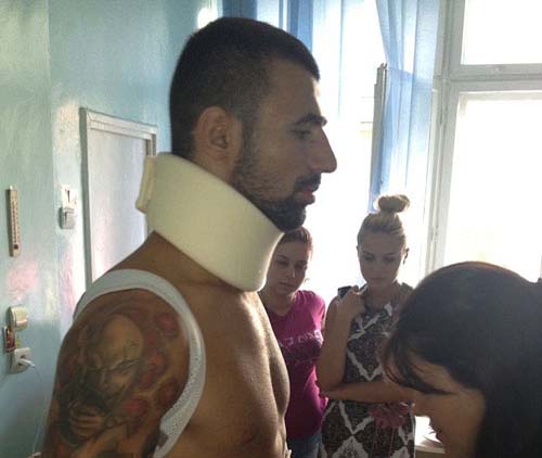 „Badr Hari de Romania” s-a „rupt” dupa un accident de motocicleta