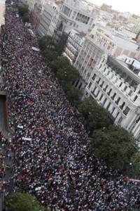madrid protest - Ziarul National