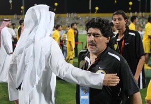 UAE - Ziarul National's Al-Wasl club coach Diego Maradona