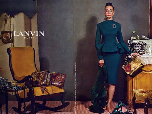 La 82 de ani, prezinta moda pentru casa Lanvin