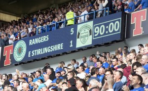 The scoreboard at the end of the match - Ziarul National
