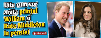 Uite cum vor arata printul William si Kate Middleton la pensie!