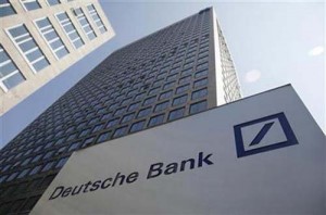 The Deutsche Bank headquarters in Frankfurt are pictured - Ziarul National