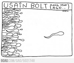 Usain-Bolt - Ziarul National's-first-race.MARE