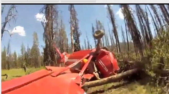 VIDEO Au filmat prabusirea avionului in care se aflau! (IMAGINI SOCANTE)