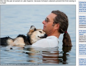 caine-stapan-doarme-brate-lac-apa-fotografie - Ziarul National