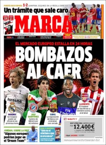 marca scrie despre transferurile bomba ale Europei. Printre ele, si Modric la Real Madrid - Ziarul National
