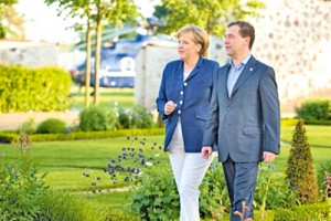 Russischer Präsident Medwedew in Meseberg 2010 - Ziarul National