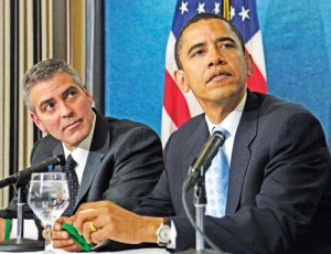 George Clooney, Barack Obama - Ziarul National