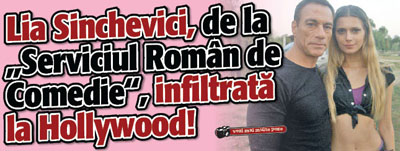 Lia Sinchevici, de la „Serviciul Roman de Comedie”, infiltrata la Hollywood!