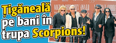 Tiganeala pe bani in trupa Scorpions!