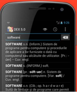 DEX pe smartphone - Ziarul National