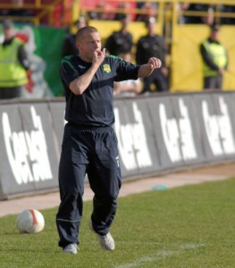 Dorinel Munteanu, in 2008, pe vremea cand activa pe banca lui FC Vaslui agerpres_2335470 - Ziarul National