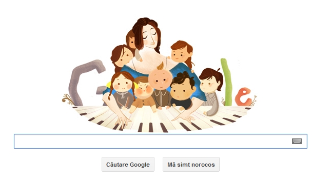 Clara Schumann, sotia compozitorului Robert Schumann, omagiata de Google