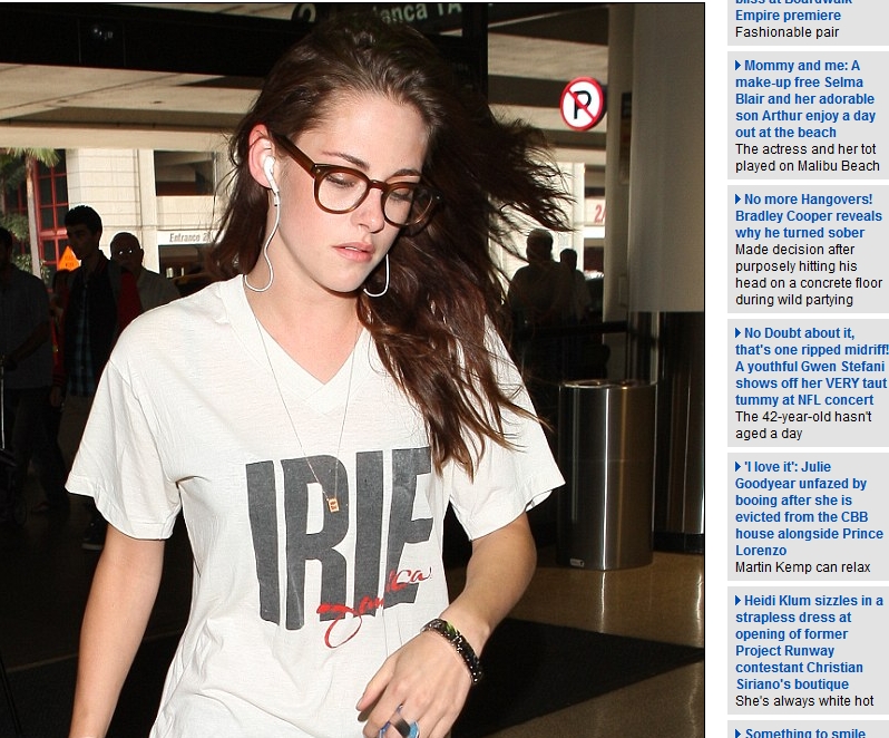 Kristen Stewart, cat pe ce sa planga pe tricoul lui Robert Pattinson