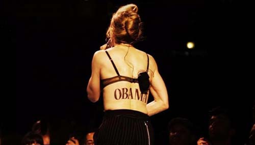 Madonna va concerta in pielea goala pentru „fucking Obama”
