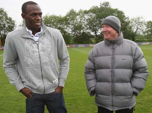 Usain Bolt va da probe la Manchester United intr-un amical cu Real Madrid!