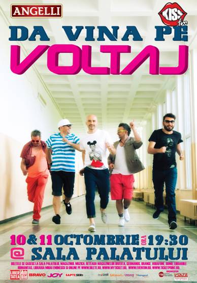 „Da vina pe Voltaj”… pentru al doilea concert la Sala Palatului. Afla cand e! -VIDEO