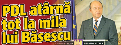PDL atarna tot la mila lui Basescu