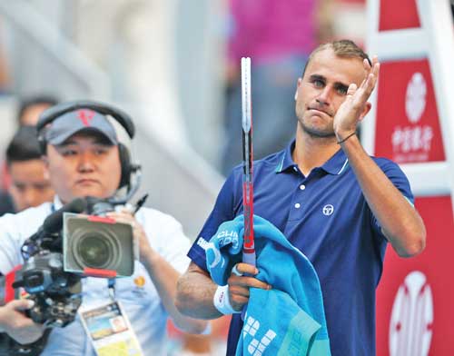 Romanul Copil i-a dat lui Cilic cu terenul in cap!