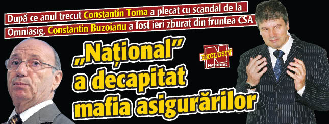 „National” a decapitat mafia asigurarilor