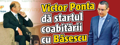 Ponta da startul coabitarii cu Basescu