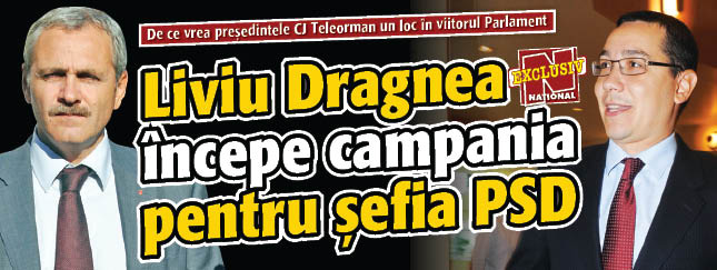 Liviu Dragnea incepe campania pentru sefia PSD