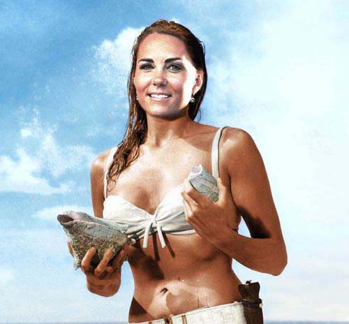 Kate Middleton, iubita lui James Bond!