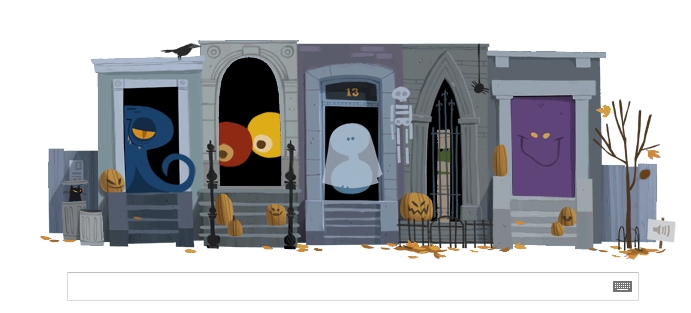 „Haloween fericit!”. O urare si un doodle de la Google! – VIDEO