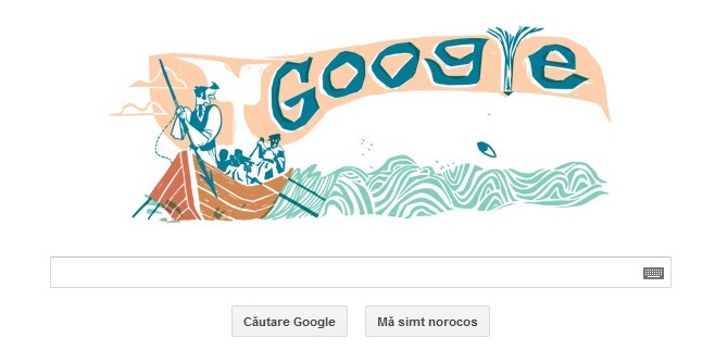 Google, logo special cu ocazia a 161 de ani de la publicarea Moby Dick