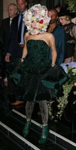 Lady Gaga Leaving Her Hotel With A Floral Hat - Ziarul National