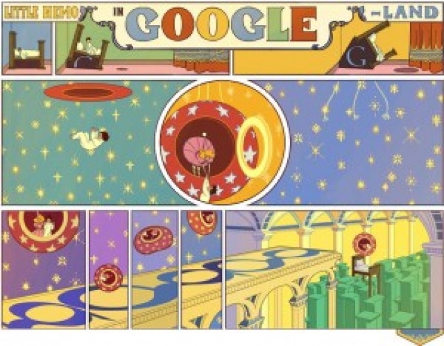 Little Nemo, eroul lui Winsor McCay, celebrat de Google printr-un doodle
