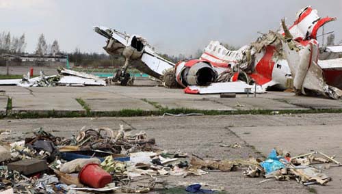 Urme de TNT si nitroglicerina, pe epava avionului prezidential polonez de la Smolensk